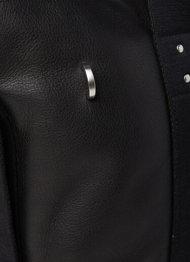 Rick Owens Trolley Leather Tote Bag Black ric0153033