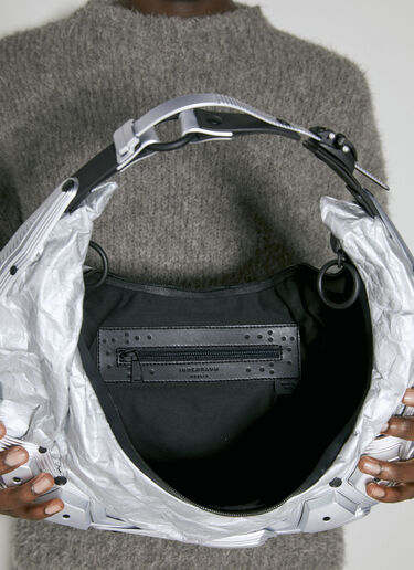 Innerraum Half Moon Shoulder Bag Silver inn0354006