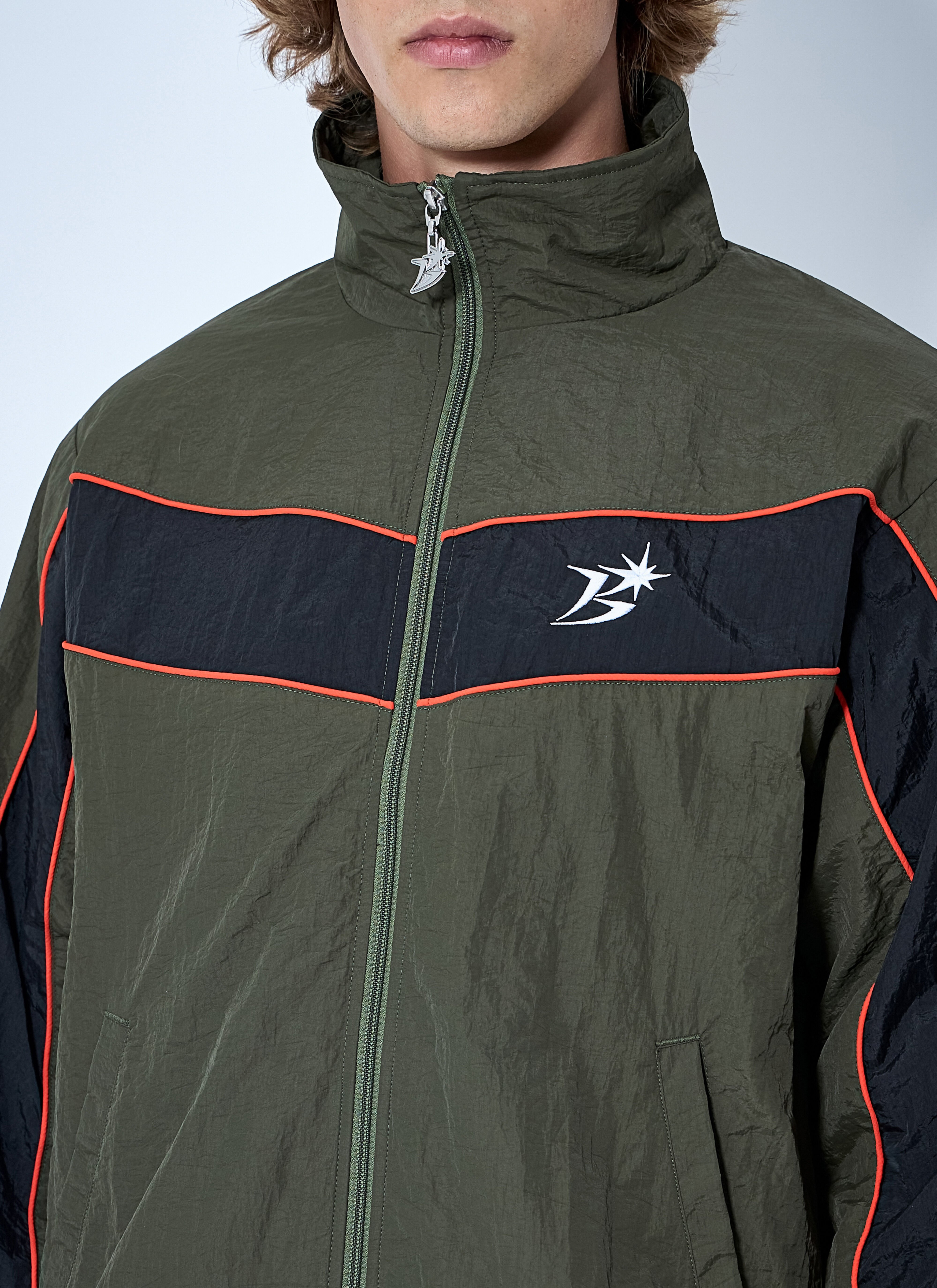 Bott Men's' Paneled Track Jacket in Green | LN-CC®