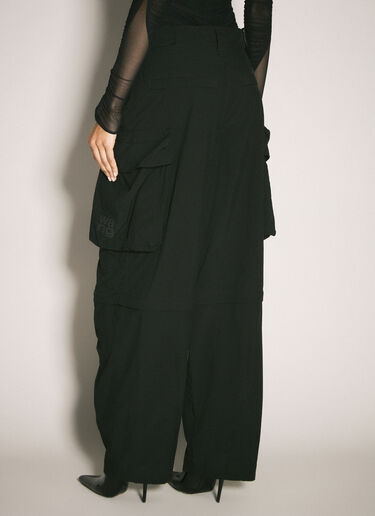Alexander Wang Logo Cargo Pants Black awg0257005