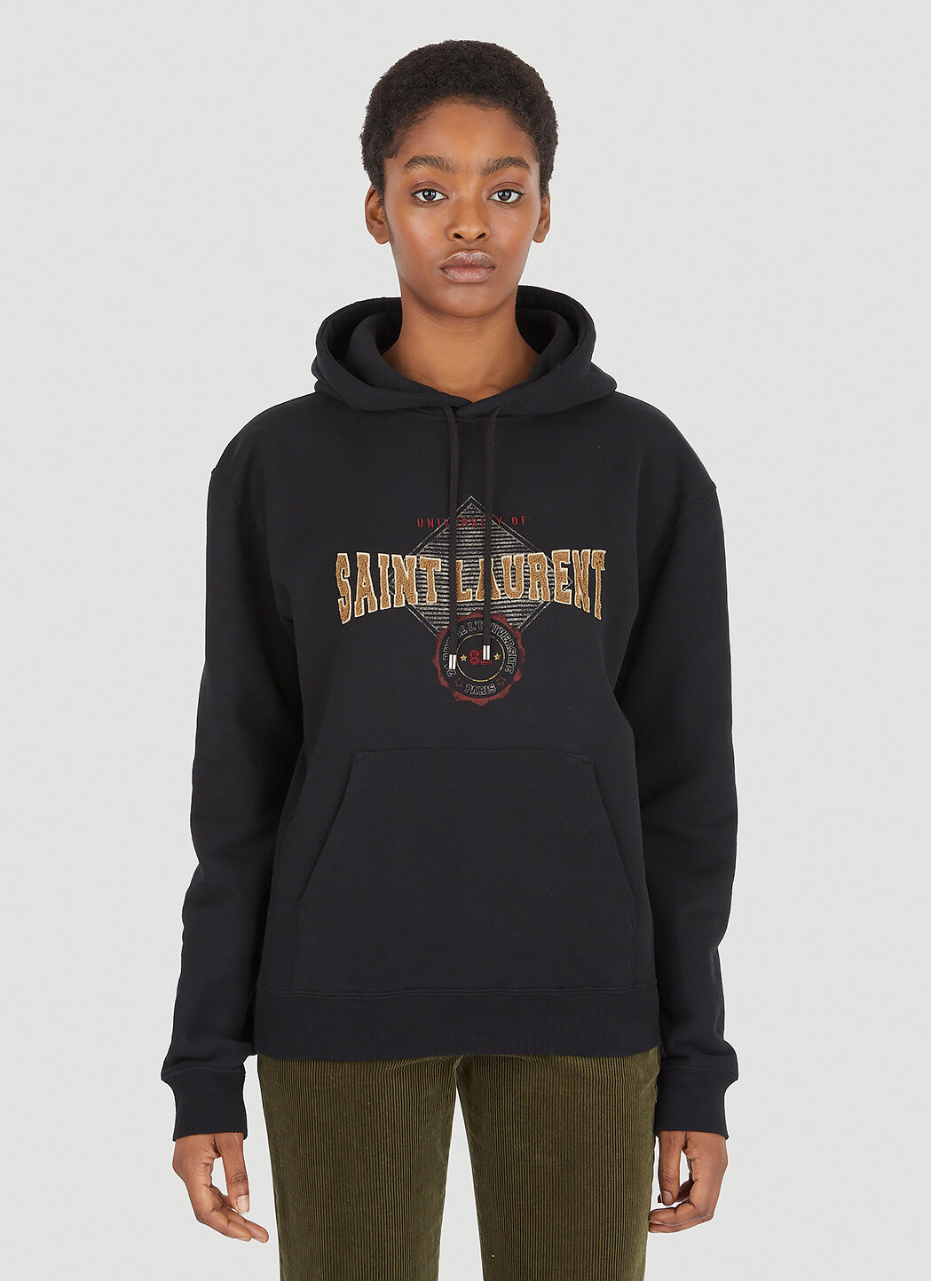 Logo Print Hooded Sweatshirt