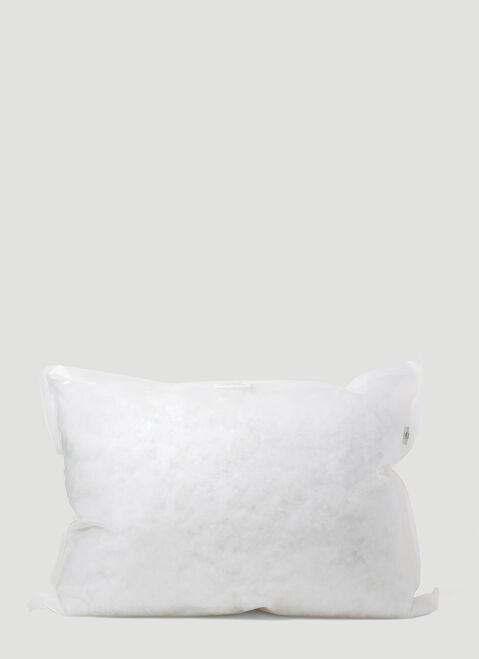 Jil Sander Large Cushion Clutch Bag Cream jil0251033