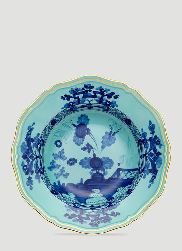 Ginori 1735 Set of Two Oriente Italiano Soup Plate Blue wps0670112