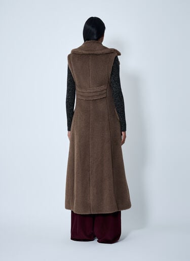 Double-Breasted Gilet Max Mara Double-Breasted Gilet Brown max0262064