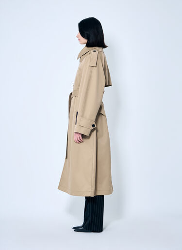 Jean Paul Gaultier Deconstructed Cotton-Twill Trench Coat Beige jpg0259010