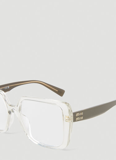 Miu Miu 超大方框眼镜 绿色 lmu0253003