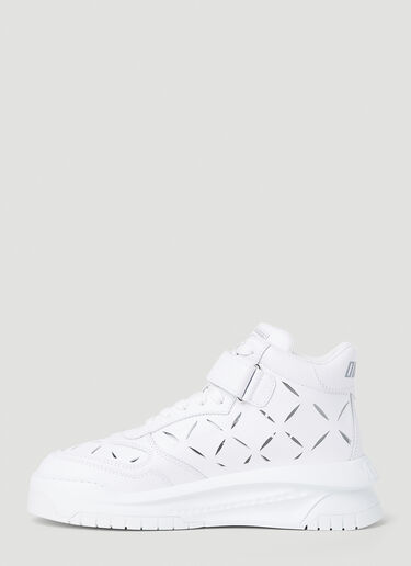 Versace Perforated Sneakers White ver0152022