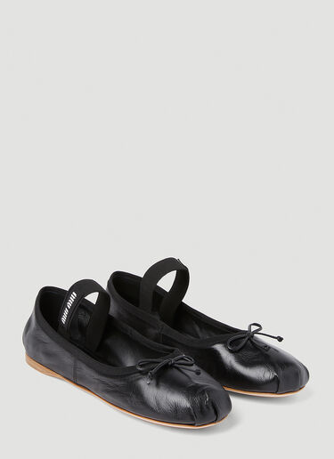 Miu Miu Ballerina Flats Black miu0252063