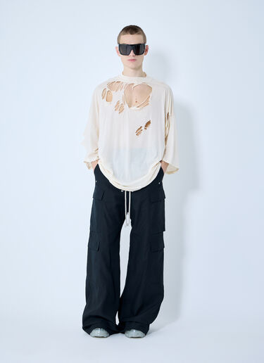 Rick Owens DRKSHDW Double Cargo Jumbo Belas 长裤  黑色 drk0160007
