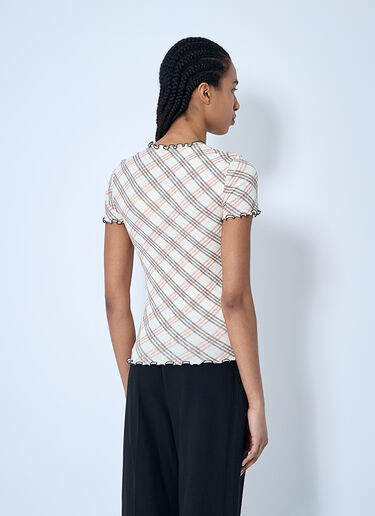 Burberry Check T-Shirt Beige bur0259006