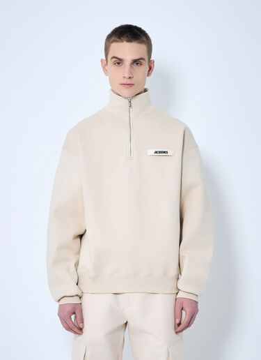 Jacquemus ル カミョヌール グログラン トレーナー  ベージュ jac0160014