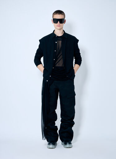 Rick Owens Drain T-Shirt Black ric0159030