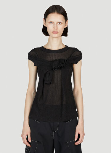 Gradient Multi Sleeve Top Kiko Kostadinov Gradient Multi Sleeve Top Black kko0252009