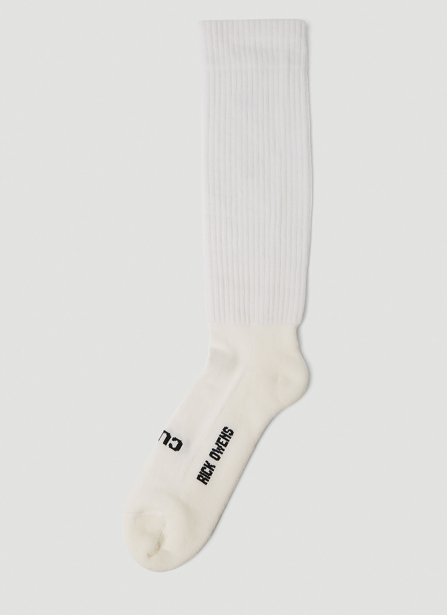 Rick Owens So Cunt Socks In White