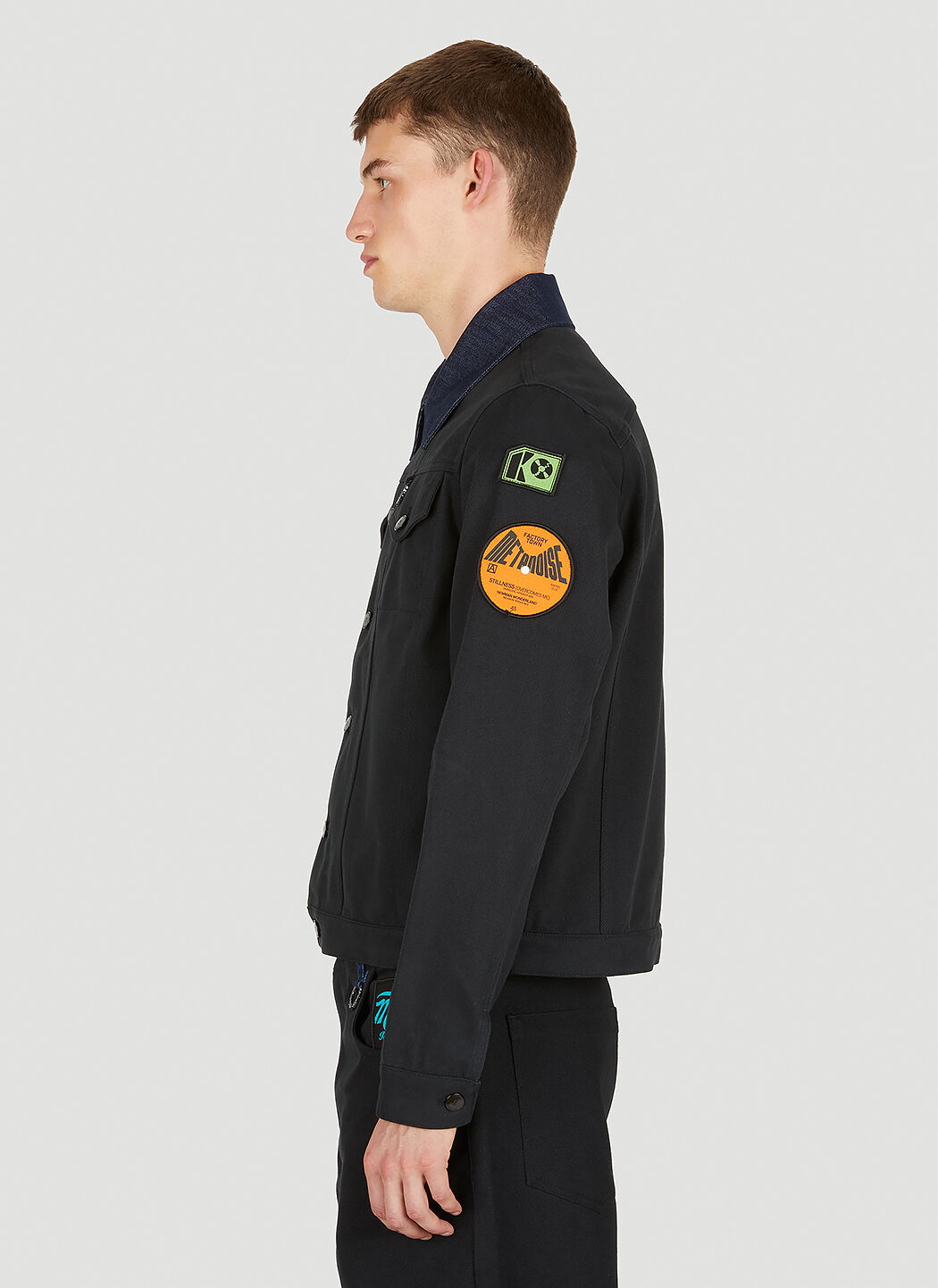 Fred perry raf deals simons denim jacket