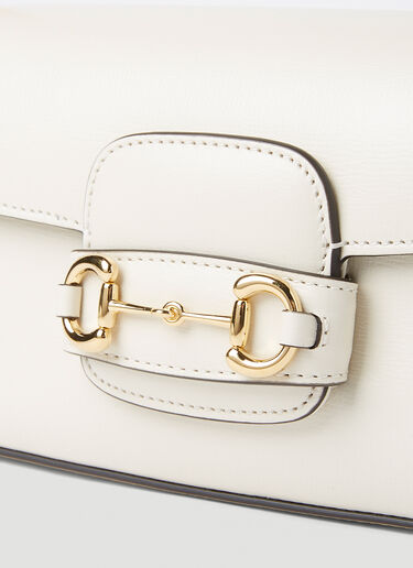 Gucci 1955 Horsebit Shoulder Bag White guc0252021