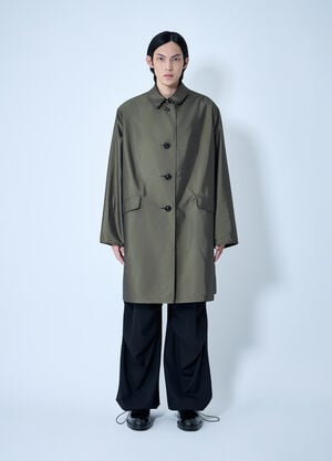 Maison Margiela Oversized Reversible Coat Olive mla0164001