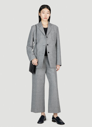 TOTEME Melange Suit Blazer Grey tot0253016