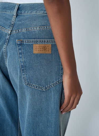 Contrast Panel Jeans MM6 Maison Margiela Contrast Panel Jeans Blue mmm0262006