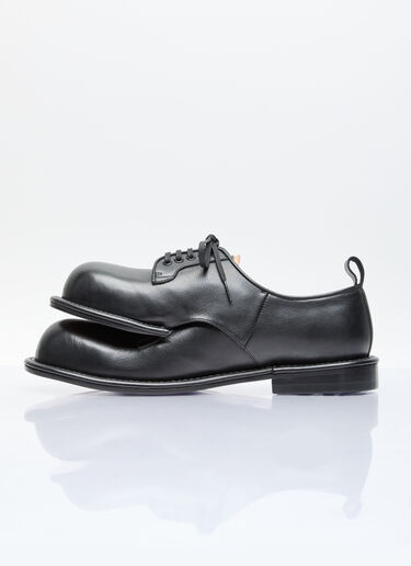 Comme des Garçons Homme Plus 더블-풋 더비 슈즈 블랙 hpl0156006