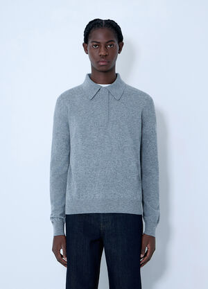 Jil Sander Wool Sweater Grey jil0163010