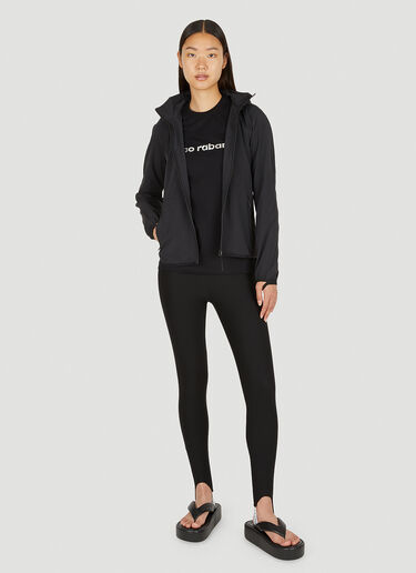 Rabanne Logo Print T-Shirt Black pac0250046