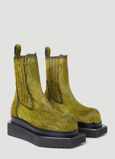 Rick Owens Fur Anke Boots Green ric0253032
