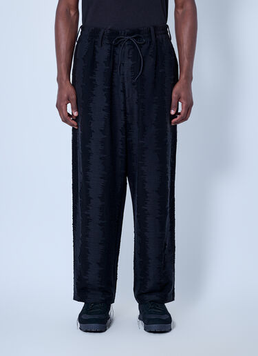 LN-CC® - Y-3: Deco Stitch Track Pants - Black Y-3 Deco Stitch Track Pants Black yyy0165030