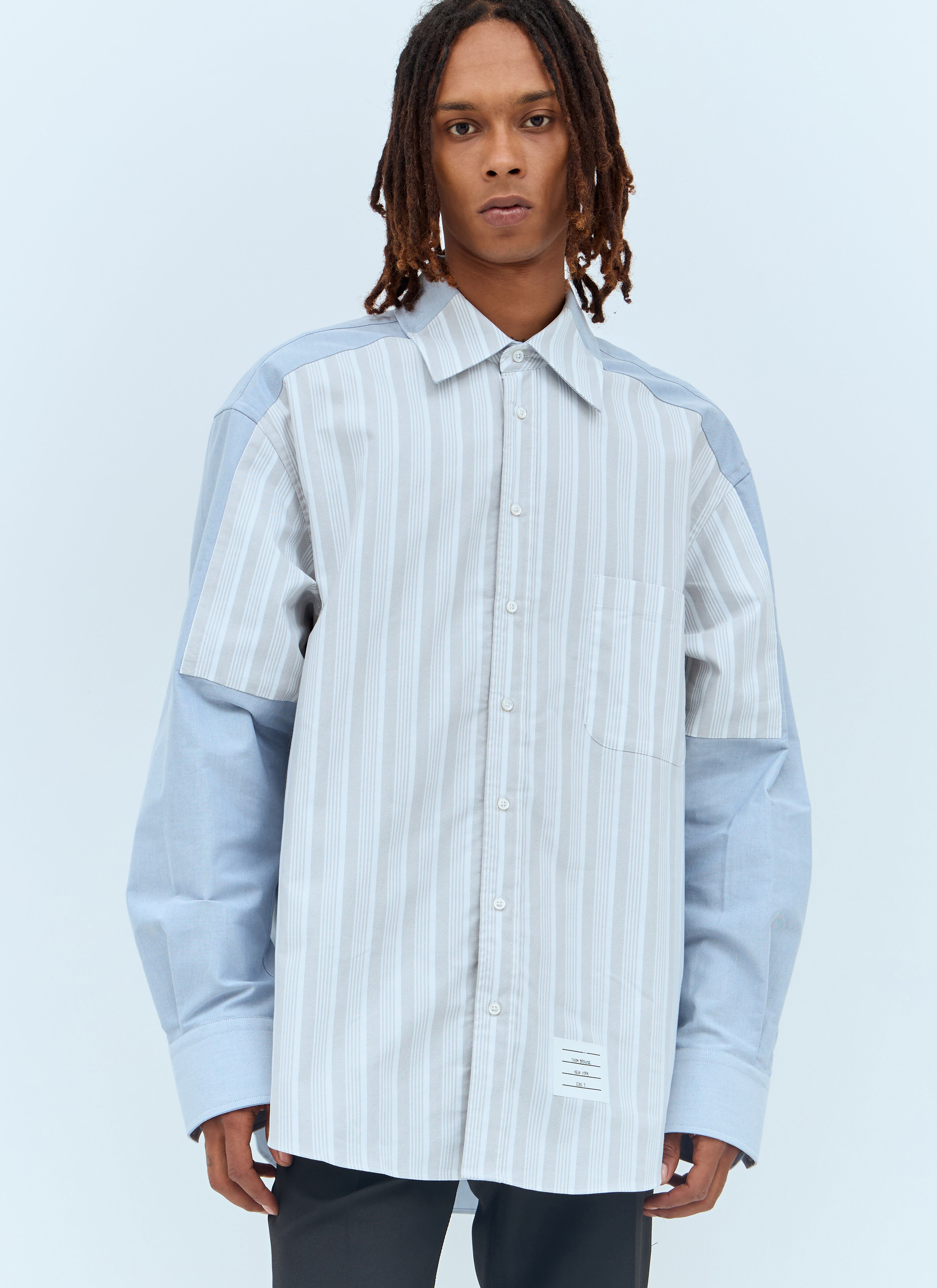 Carhartt WIP Oversized Striped Shirt Grey wip0157016
