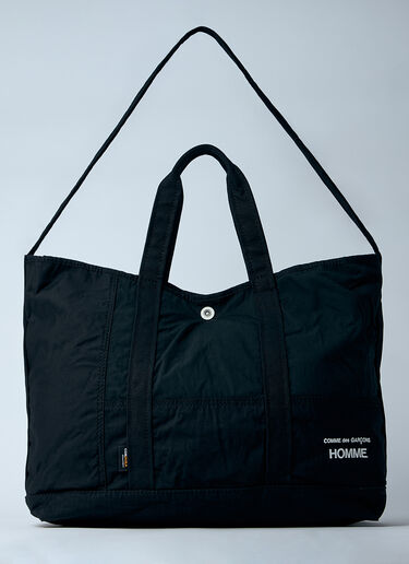 Comme des Garçons Homme Logo Print Tote Bag Black cdh0160010