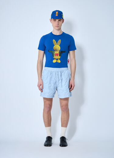 Walter Van Beirendonck Bunny Micro T-Shirt Blue wlt0160010