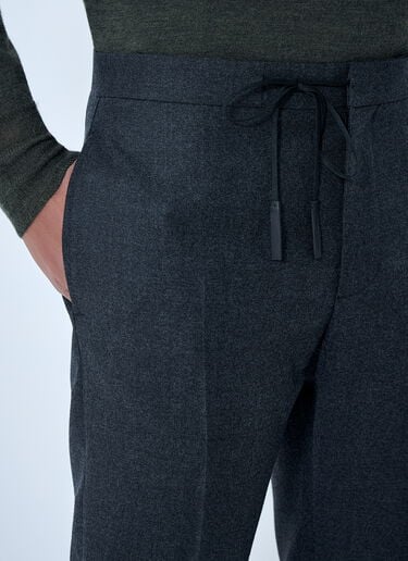 Maison Margiela Drawstring Wool Pants Black mla0164006