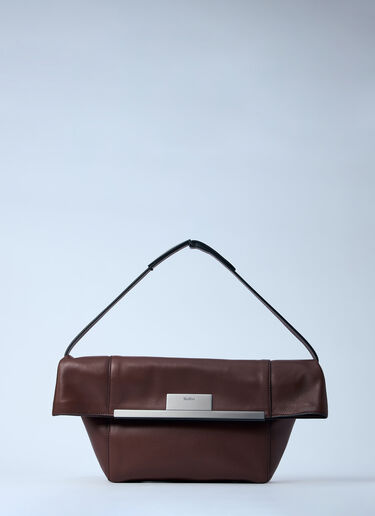 Small Leather Shoulder Bag Max Mara Small Leather Shoulder Bag Brown max0260040