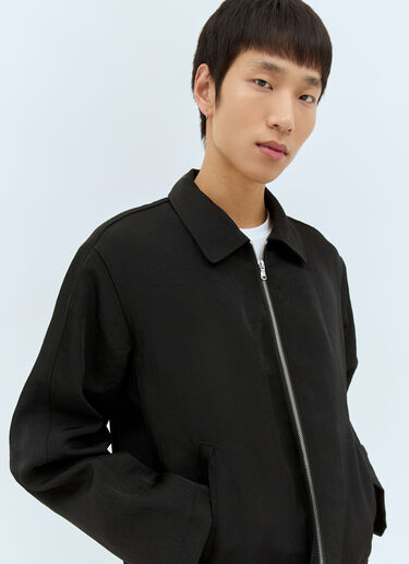 Stüssy 클럽 집업 재킷 블랙 sts0157002