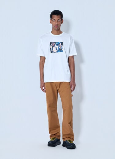 Junya Watanabe Photo Print T-Shirt White jwn0164005