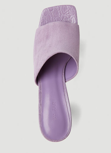 BY FAR Beliz High Heel Mules Lilac byf0251027