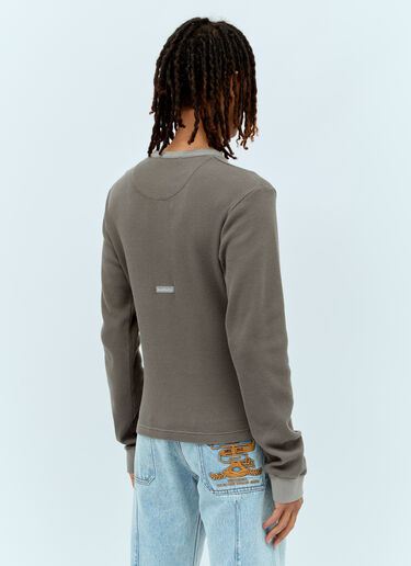 Acne Studios Long Sleeve T-Shirt Grey acn0155021