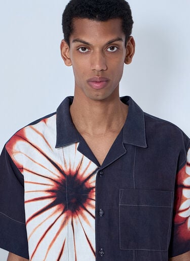 Story MFG Short-Sleeve Button-Down Shirt Blue str0164004