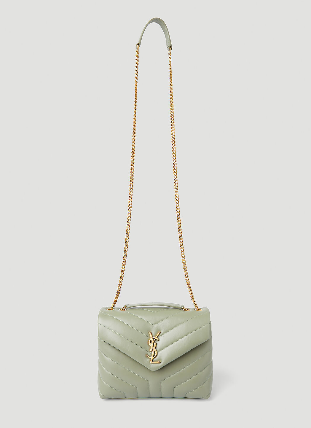 Ysl lime green store bag