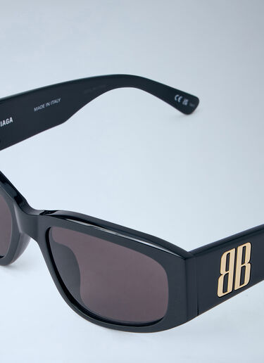 Balenciaga Nano D-Frame Sunglasses Black bal0263055