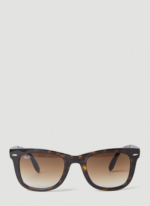 Ray-Ban Wayfarer Folding Sunglasses Brown lrb0353013