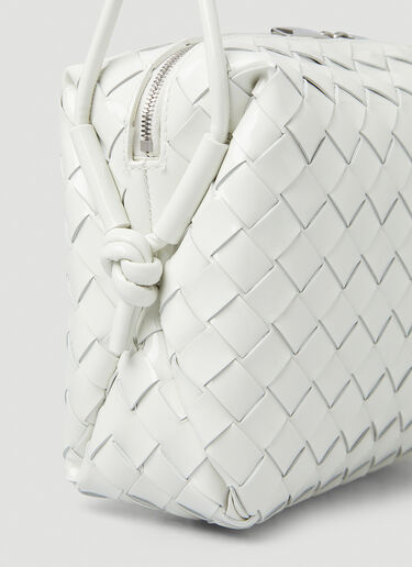 Bottega Veneta Loop Intreccatio Shoulder Bag White bov0246036