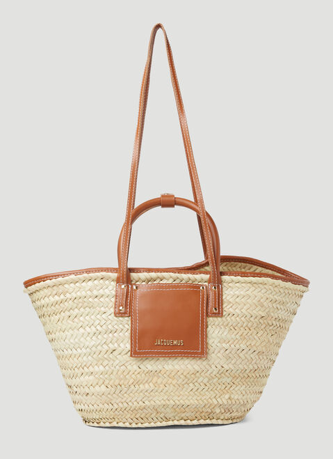 Jacquemus Le Panier Soli Tote Bag Ivory jac0254089