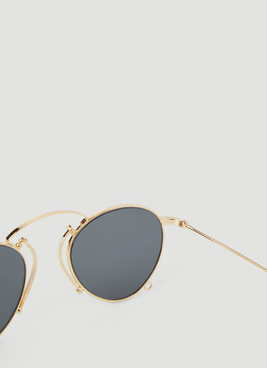 Gucci Pince-Nez Chained Sunglasses Gold guc0245259