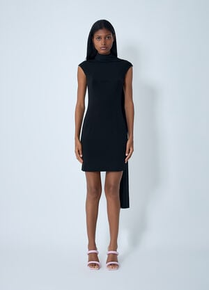 Jean Paul Gaultier Viscose Mini Dress Black jpg0262008