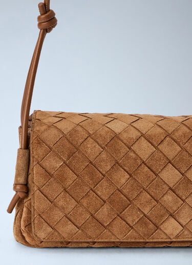 LN-CC® - Bottega Veneta: Notturno Shoulder Bag - Brown Bottega Veneta Notturno Shoulder Bag Brown bov0265043