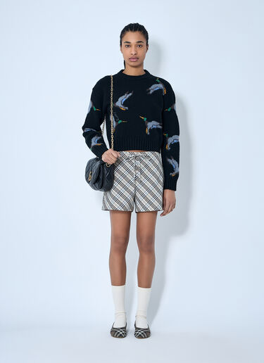 Burberry Duck Wool Sweater Black bur0259003