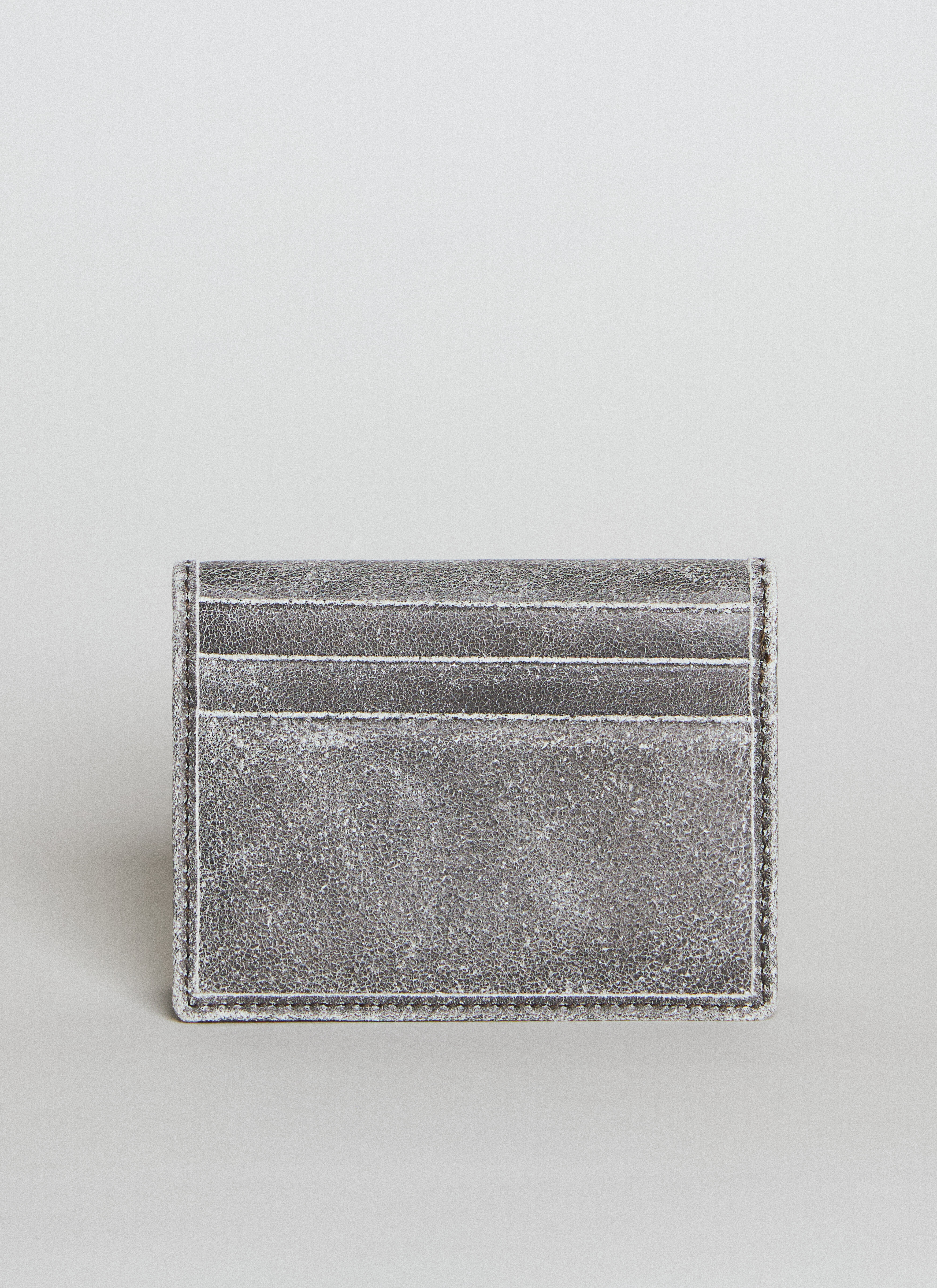 Vivienne Westwood Men's' Distressed Cardholder in Grey | LN-CC®