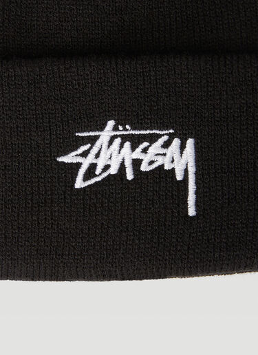 Stüssy Stock Cuff Beanie Hat Black sts0350019