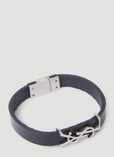 Saint Laurent Monogram Bracelet Black sla0354001